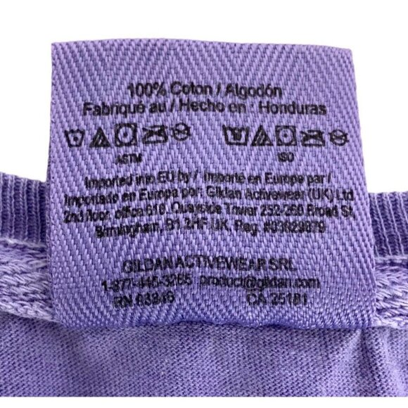 Comfort Colors South Fork CO Ladies T-Shirt Size XL Purple Ring Spun Cotton - Picture 5 of 5